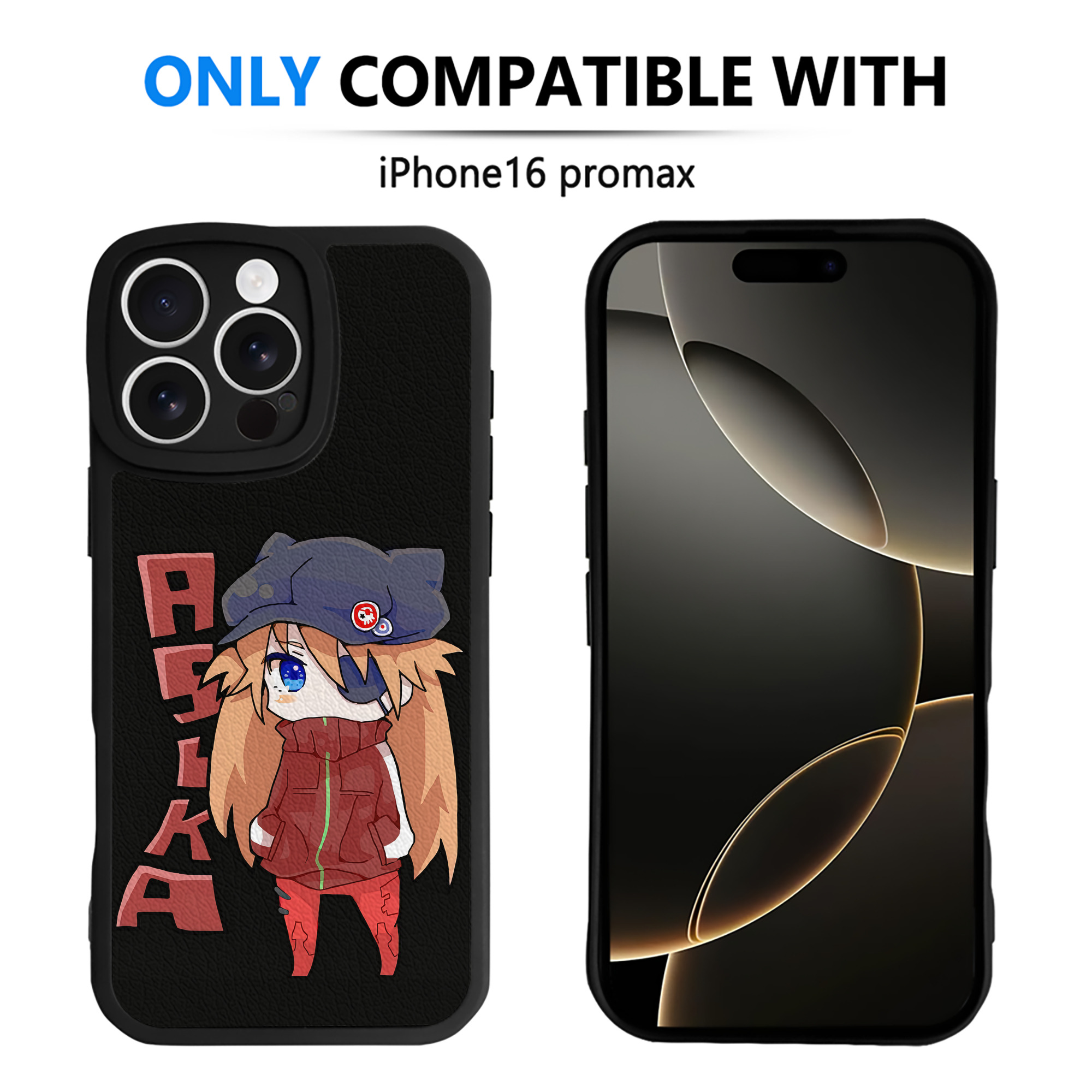 （画像用） EVA 新世紀エヴァンゲリオン 【iPhone 16シリーズ対応】シリコンスマホケース（レザー調） 材質：シリコン